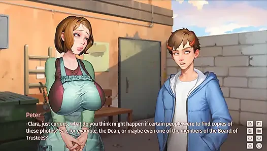 Taffy Tales: the Janitor Lady Exposes Herself on the Open in the College Campus - Episode 20