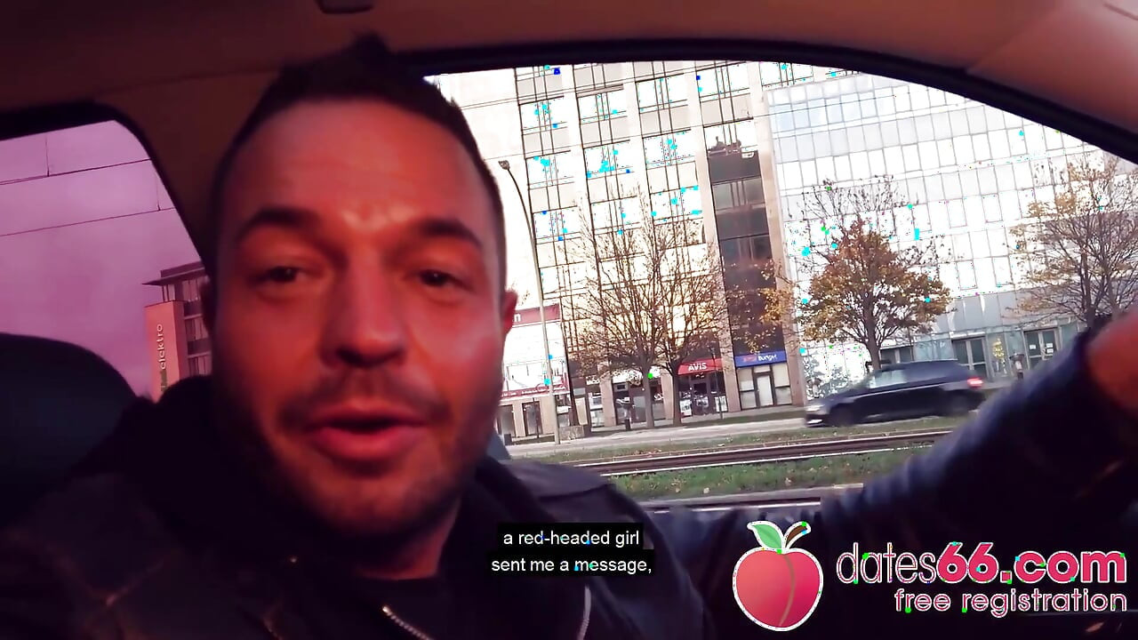 Outdoor BANG! Kessie Shy behind Berlin billboard! (ENGLISH)