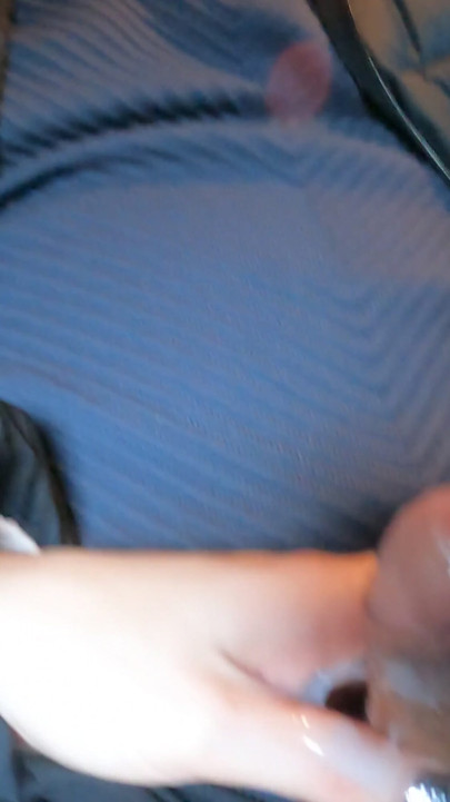 I asked the neighbor's wife to Jerk Me Off. It was a great Public Handjob in my Car | Clip 1