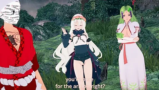 Goblins ngentot dua gadis sange, pahlawan menyelamatkan mereka dan dikasih hadiah seks liar - nafsu lost kingdom 1
