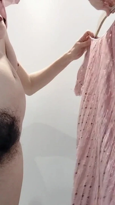 Spectacular moment from "Hot latina with big ass, hairy pussy, big tits, big ass. Horny mom strips and masturbates with moans."