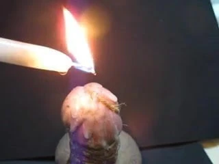 Cock Bondage and Wax