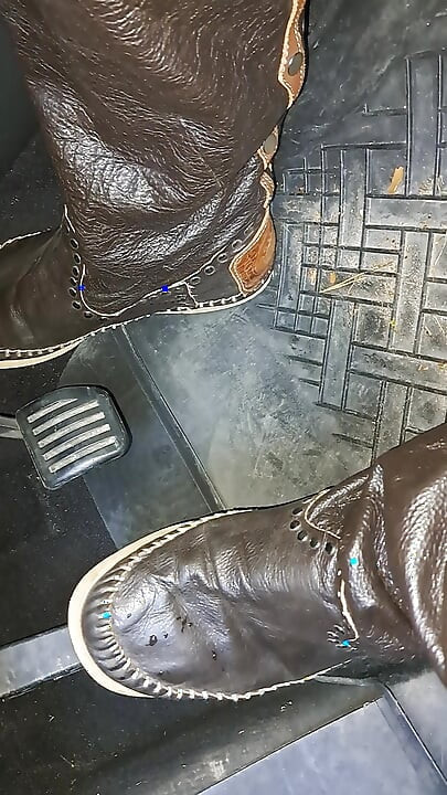 Mekane kožne ravne čizme pumpa za pedale