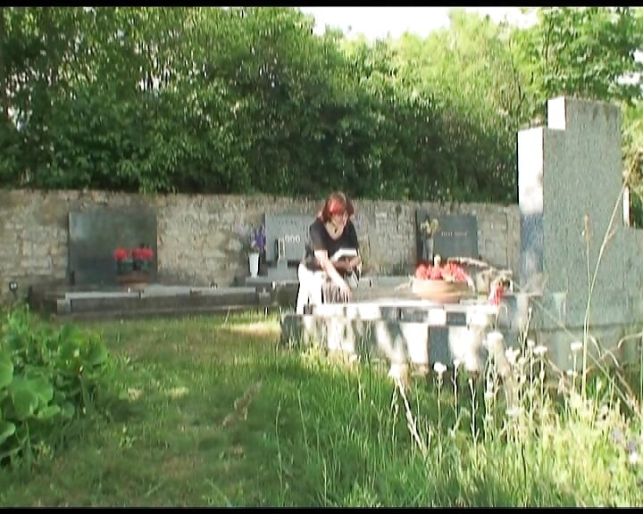 Thick Redhead Granny Loves Cum on Her Massive Tits