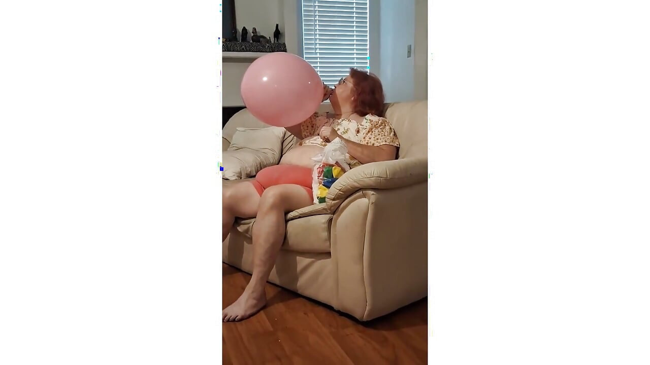 Requested Blow up and Pop Video by Big Beauty Nurse Vicki