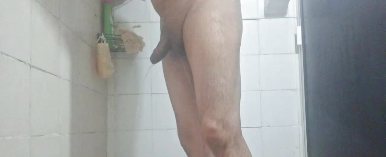 Shaving in the shower