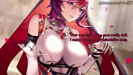 Rosaria from Genshin Impact makes your cock suffer (Edging JOI)