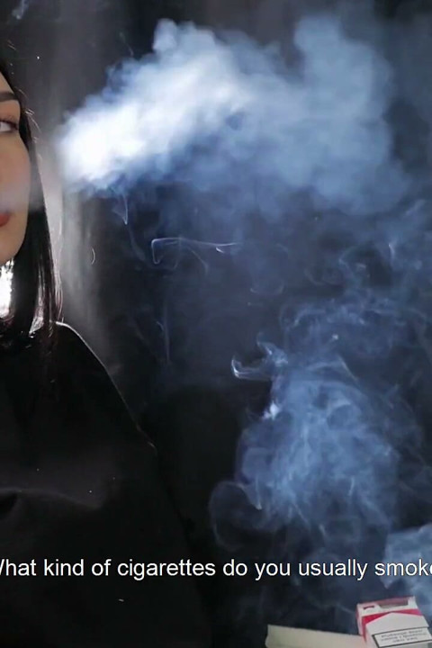 Young Brunette Smoker Interview - Calm Voice, Deep Inhales, Honest Addiction Talk