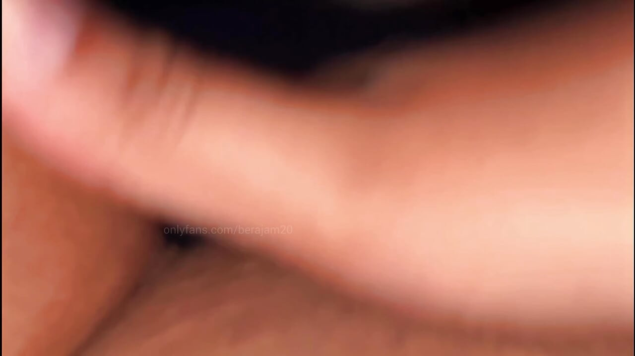 Under the sheets young girl touches her soft pussy