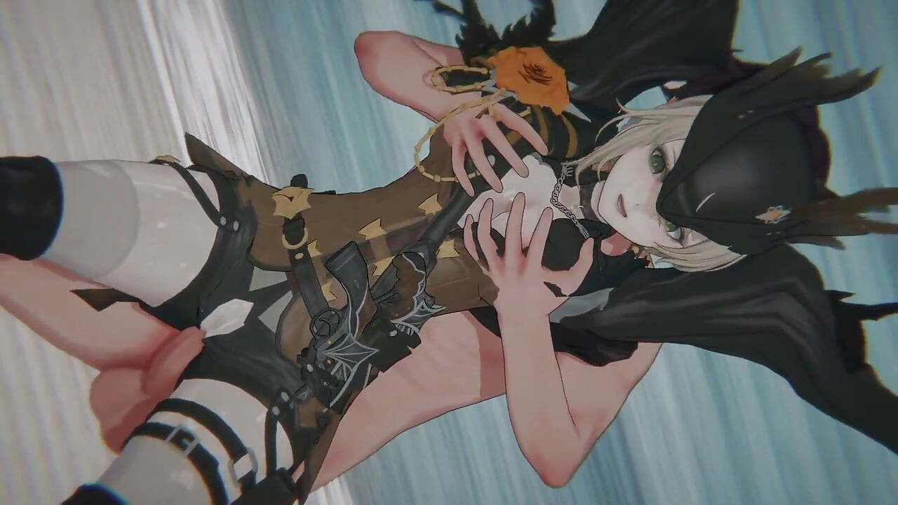 [dívčí frontová linie 2 Exi,] Sextany Checkmate a Mind Erase (svázaná T-panenka a hardcore POV 3D Hentai) (4k/60fps)