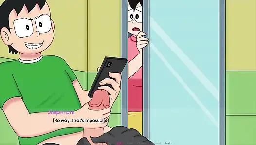 19 yo Nobita xxx with everyone and his stepmom part 1