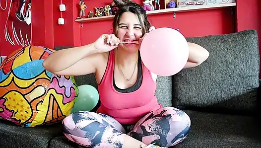 Ride and Deflate Beachball mit leggings - Bunny Looner