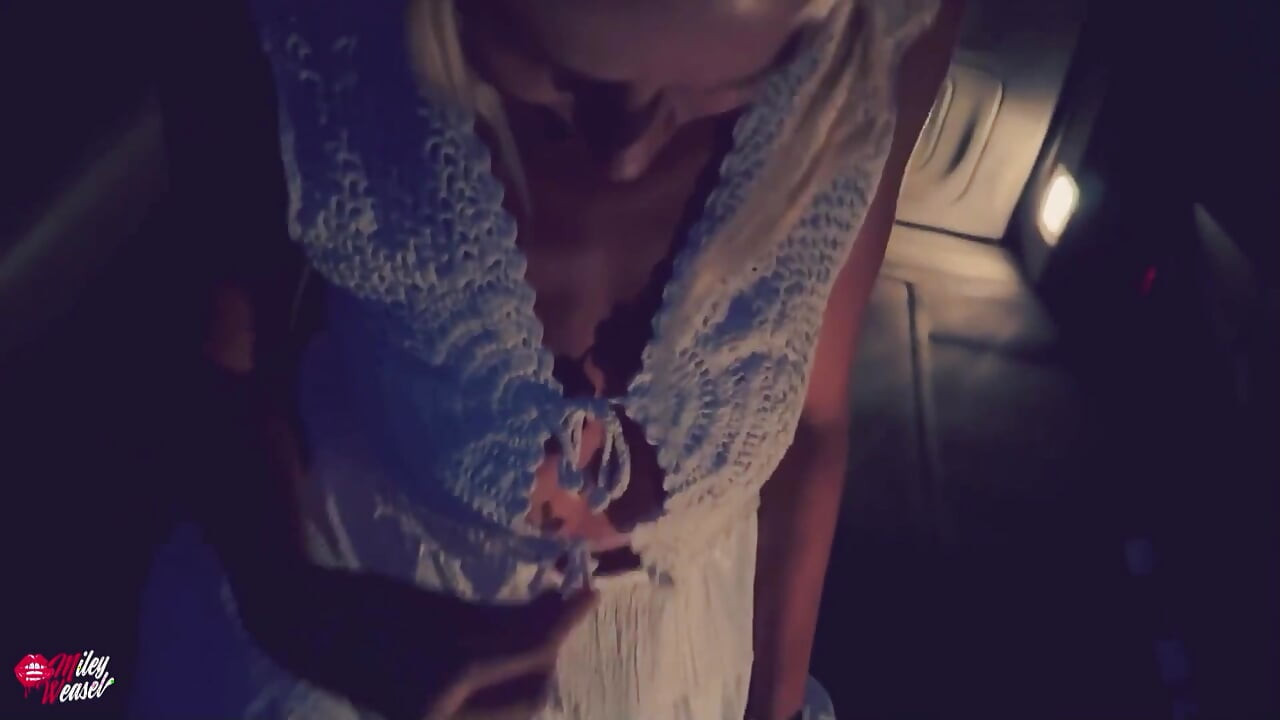 Horny Blonde Slut Gets Her Ass Fucked in the Thunderstorm!!