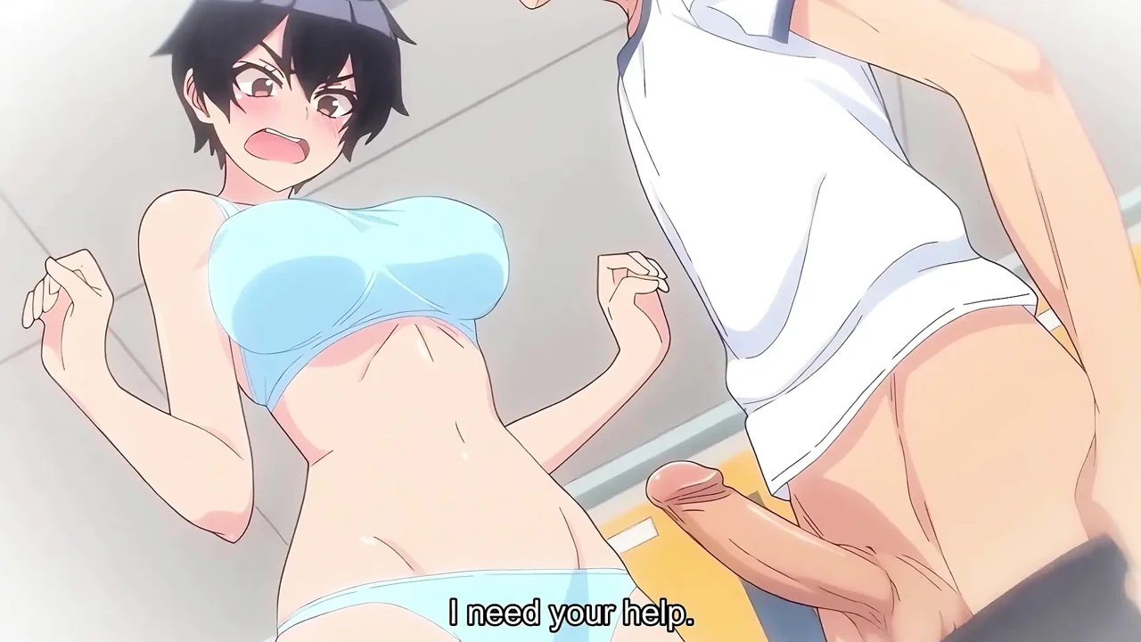 Horny classmates sneak into the empty classroom where she helps his throbbing cock get relief