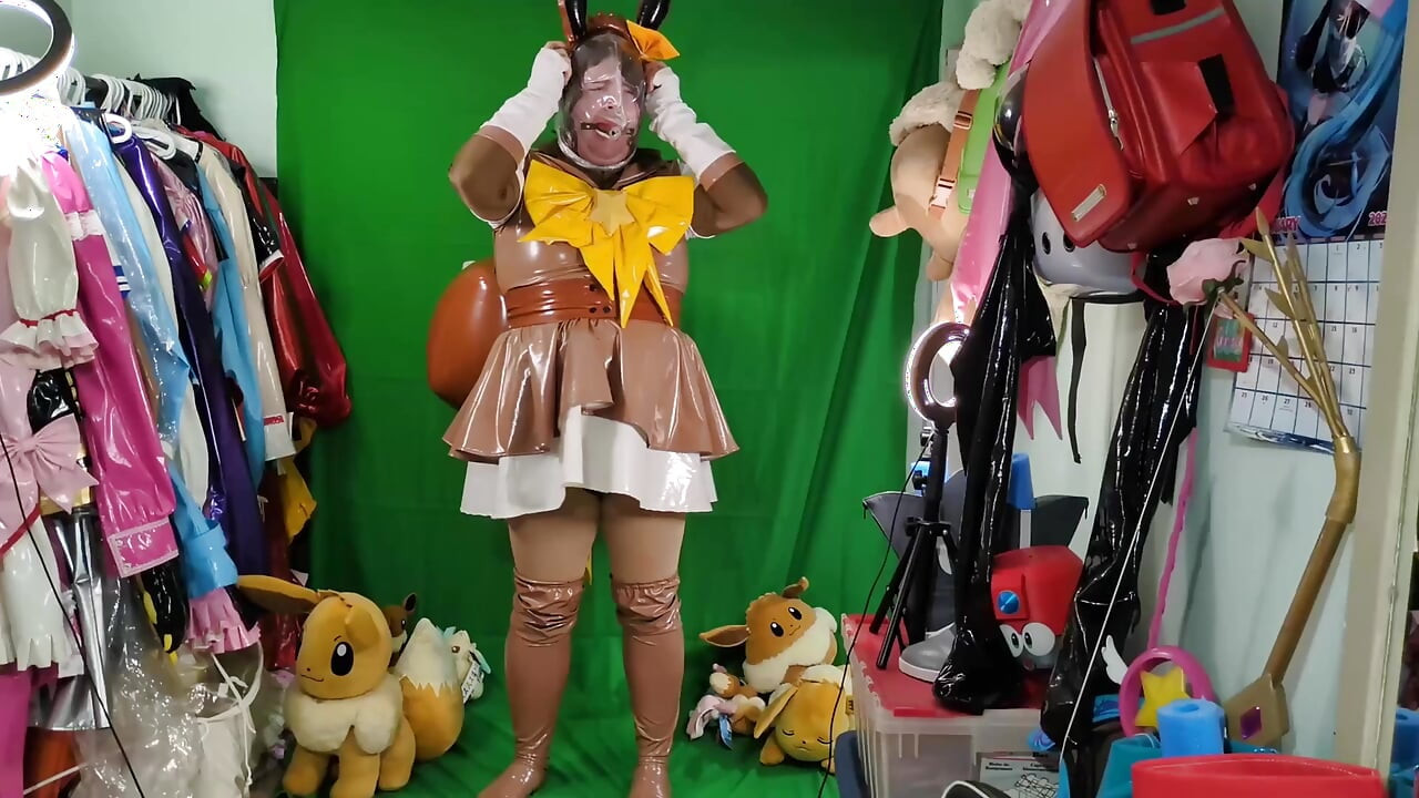 PVC Sailor Eevee Assorted Breathplay, Gags and Inflatable Tail