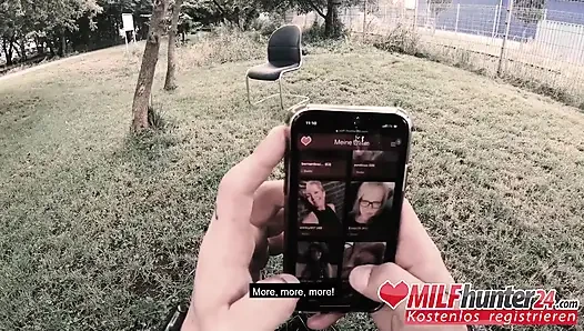 Kencan ngentot nakal harleen van hynten di taman! MILFhunter24
