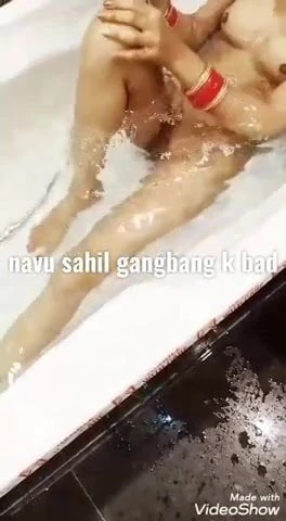 Navu take a bath after ganbang