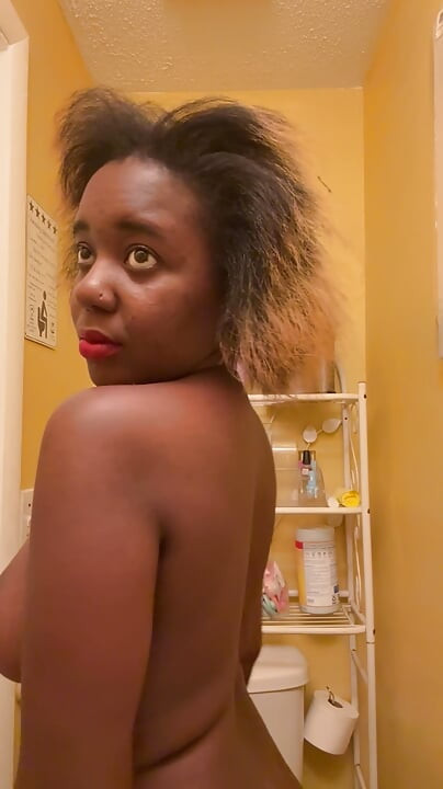 Watch Me Get My Hair Done For A Date - Sexy Nude Blonde, Black Ebony Girl