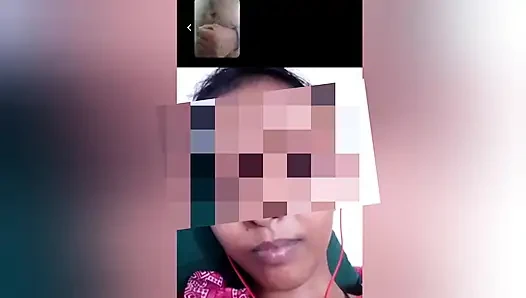 Video call sex Indian wife bhabhi ji ka mu me lena bhabhi