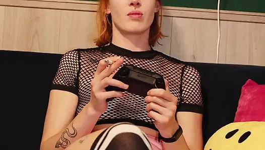 Intense Orgasm and Hard Fucked While Playing Palworld