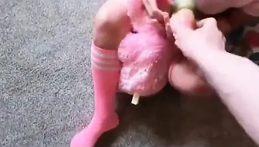 Teen Plays with Stepmom's Dildo and Gets Fucked by Stepfather