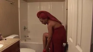 Christina Model in shower