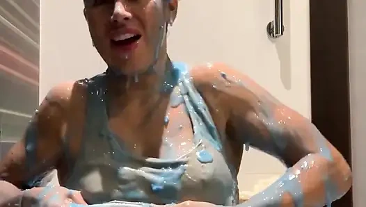 Fitnessstudio-kit gunge geile orgasmus-zeit