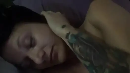 Erotis topless coughing