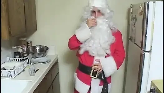 Watch Santa Claus come by for a nice blow job