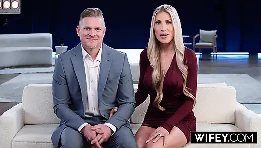 WIFEY Blonde Hotwife Britt Blair Sucks And Fucks For Her Husband