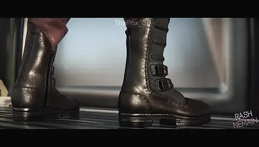 Cyberpunk 2077 - Judy Alvarez WM volle Farbe Grading (Ton) Rashnemain Animation 3D Hentai