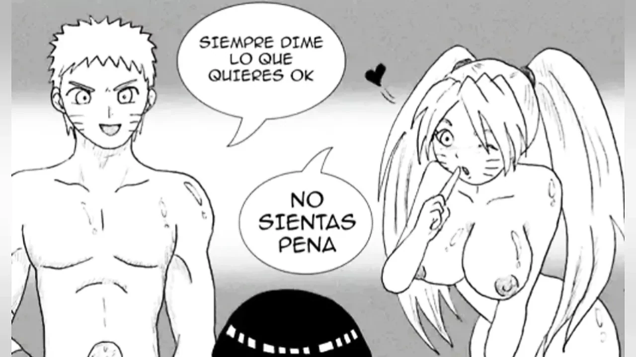 I can resist that big penis inside me - comic