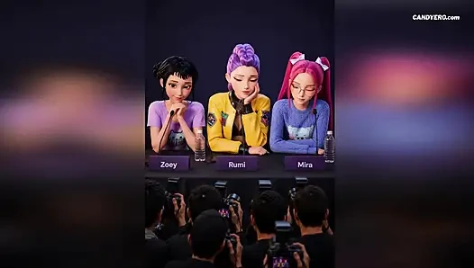 Алгоритмическая экспозиция: Сгенерированное ИИ телефонное видео Руми, Zoey и Mira