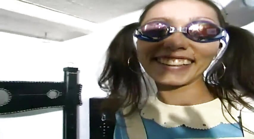 Submissive made in latex does all her master says