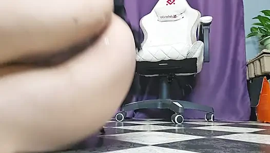 Candy in the Pussy, Candy in the Ass, Fucked the Sweet Sticky Holes of a Dildo.