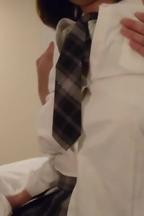 Unexpected Titsjob and Bold Finish with Busty Uniform Girlfriend, Wild Chemistry Caught on Camera 1st
