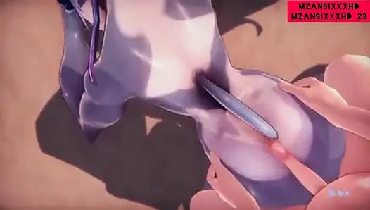 Shark-lady hamil sama kontol besar pria kulit putihku!