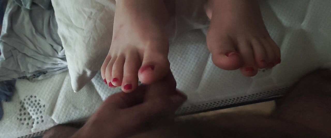 Friend allowed me to play with her feet while we watch movies