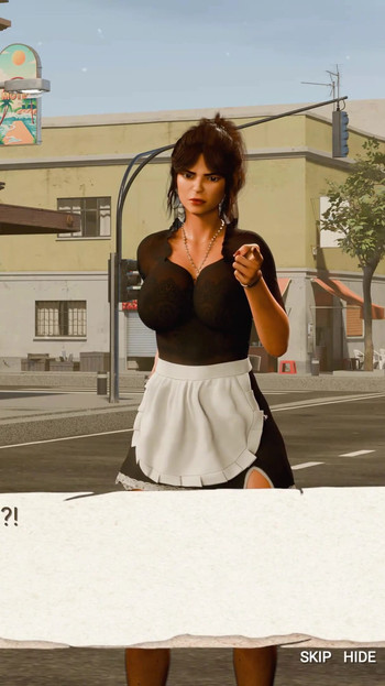 Emotional moment from "EP2: Naughty Housekeeper Julia - Don't Tell Mom I Fed My Stepsister"