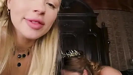 Vrcosplayx vanessa vega ve anna claire clouds ile ejderhaların üçlü dansı bölüm 1