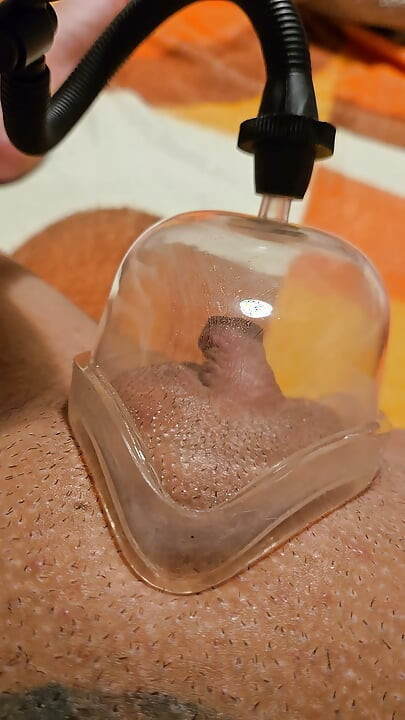 Pumping my cuntboy FTM pussy until it’s fat and shiny