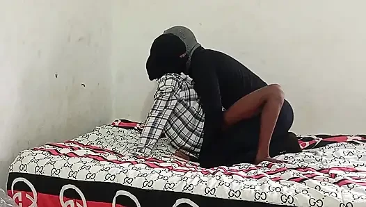 Skinny Ebony Teen Loves Long Dick