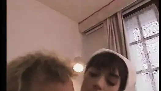 Naughty Nurse Seduces with Tits and Stockings Ride