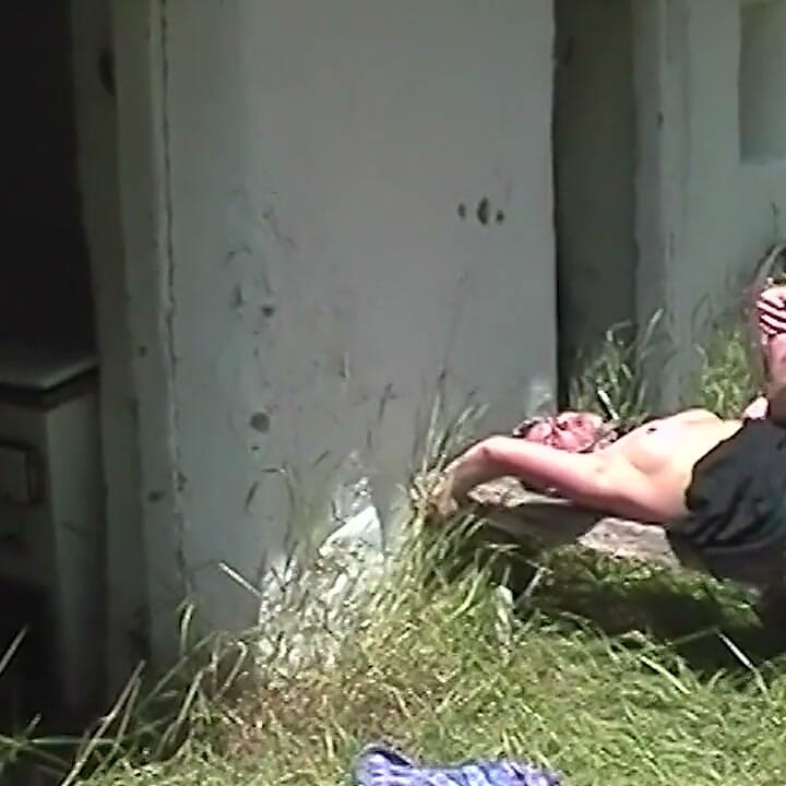 Chubby wife outdoor fucking by her toyboy