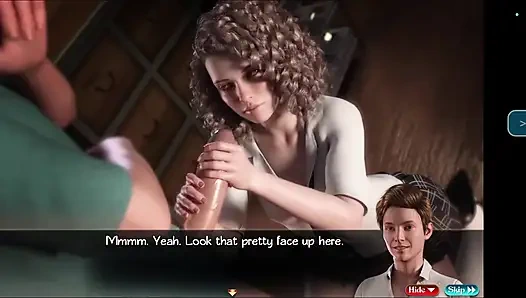 Menyepongnya keluar itu di mulutku