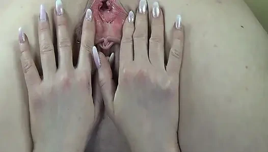 Labia Menyebarkan Close up 3