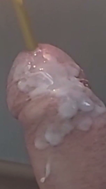 Cock wax play with candle inside urethra | Clip 1
