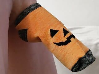 Pumpkin sock