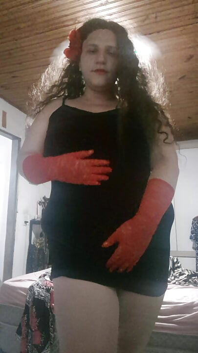Fiery whore from the cabaret of Salvador Bahia