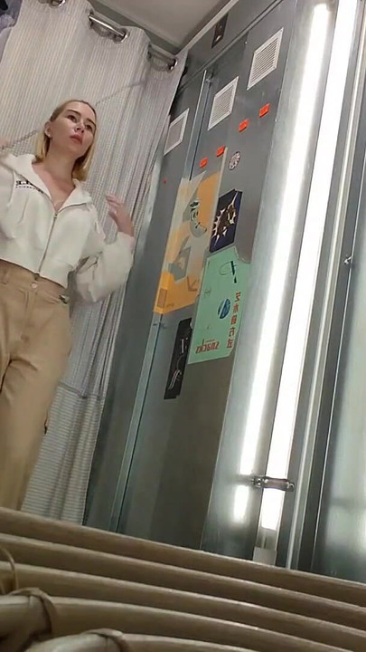 Must-see moment from "Peeking Into the Dressing Room - Hot Girl Tries on Lingerie Just for You. Big Boobs  - Mirror Selfie"